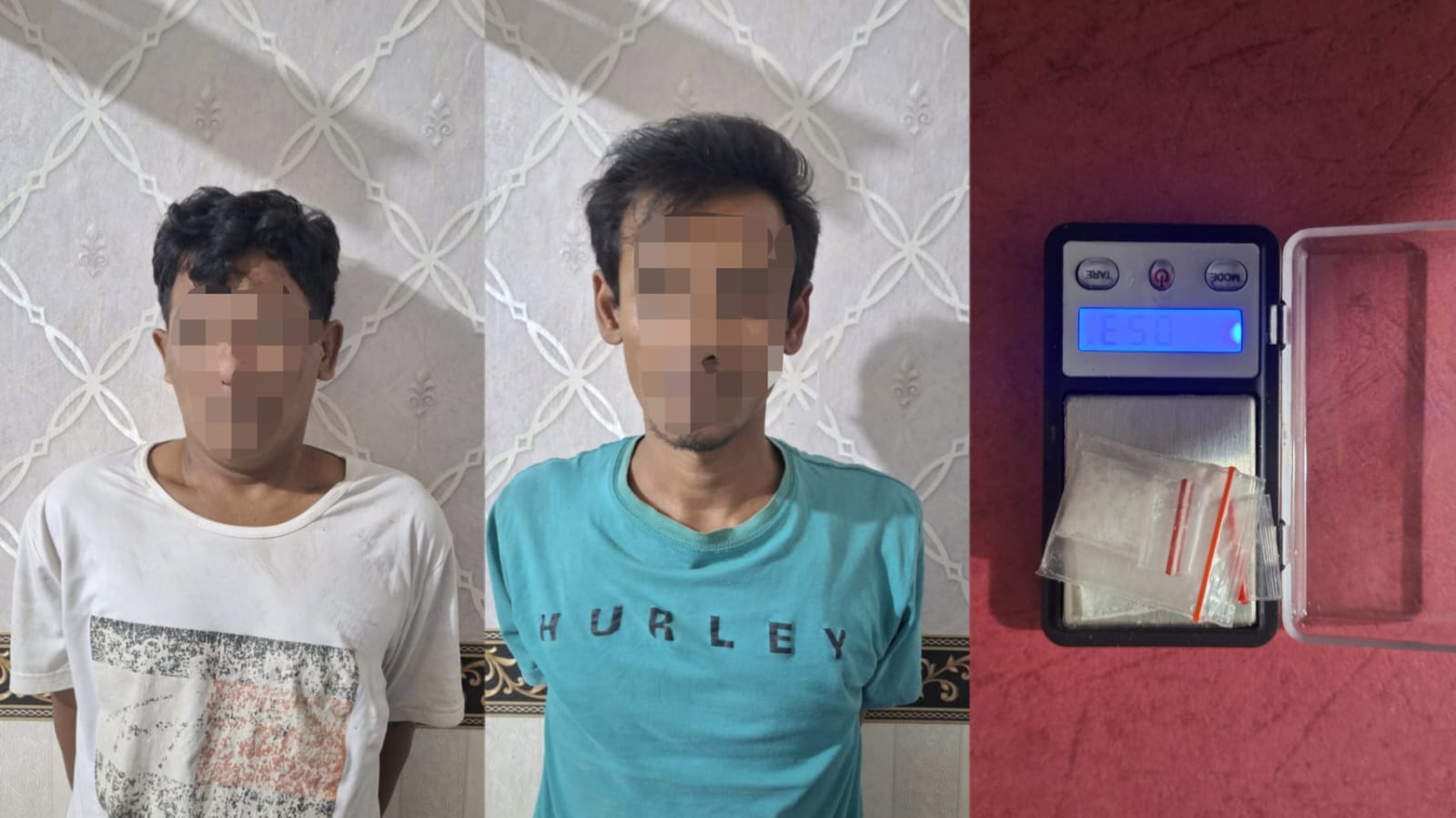 Dua Pria Kedapatan Membawa Sabu Berhasil Diamankan Polres Lampung Barat 