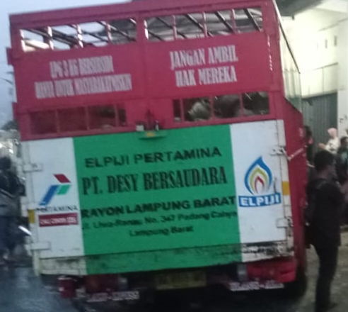LSM Trinusa DPC Lampung Barat Akan Laporkan Sopir Mobil Truk GAS LPJ PT,Desi Bersaudara Karna Telah Lakukan Tabrak Lari